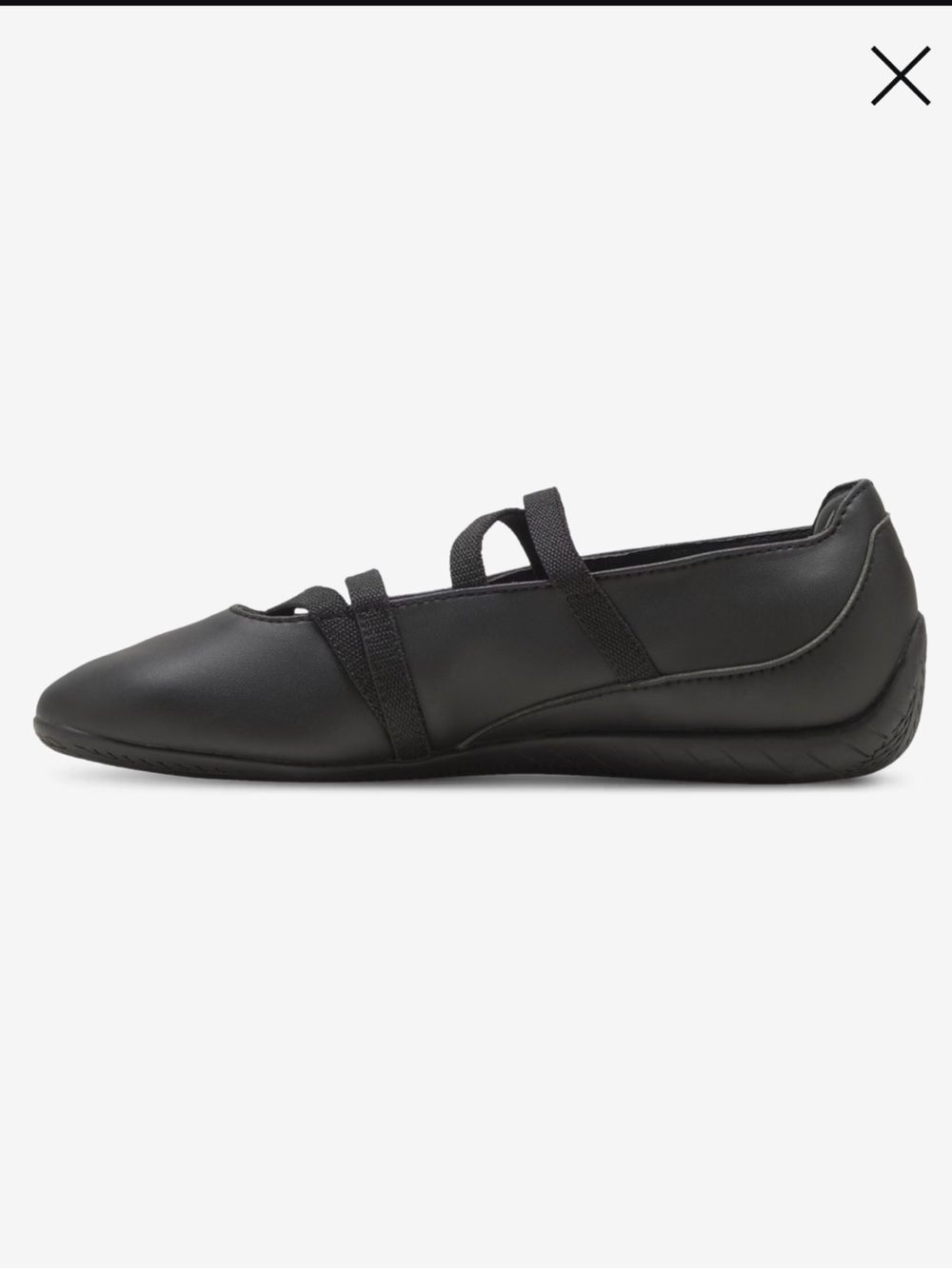 Puma Womens Speedcat ballet Leather Black - Picture 3 of 5